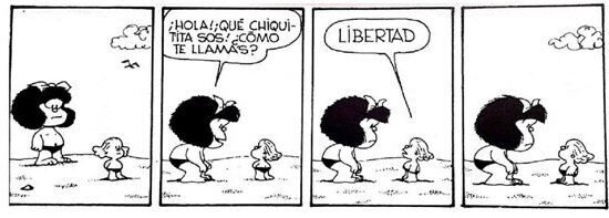 Mafalda y Libertad