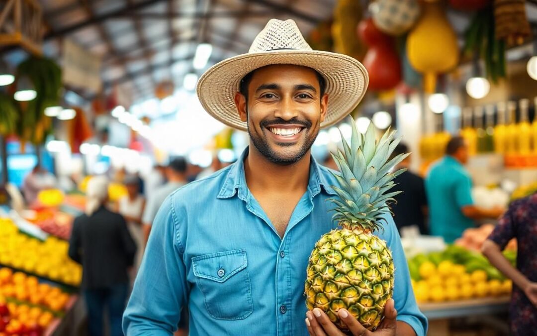 ¡Frutas, Verduras, Regateos Y El Truco De Las Tres Vueltas A La Piña!