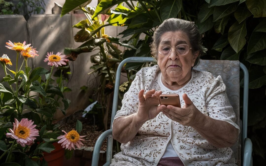 De recetas a Selfis: El Día que la Abuela Carmela se Adentró en el Mundo de las Redes Sociales