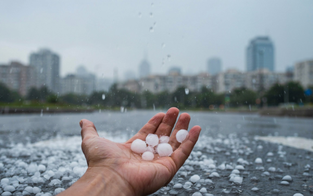 Sabía Que Iba A Llover, Pero No Imaginaba Esta Tormenta De Granizo…